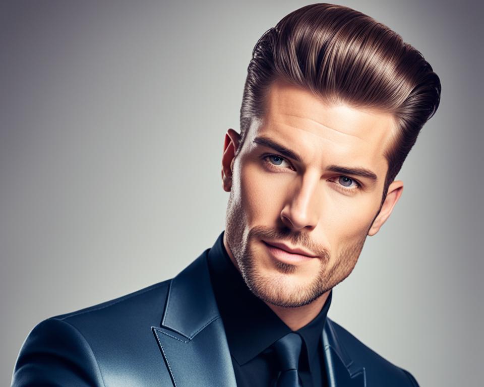 men's pompadour hairstyle