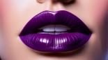 plum lipstick