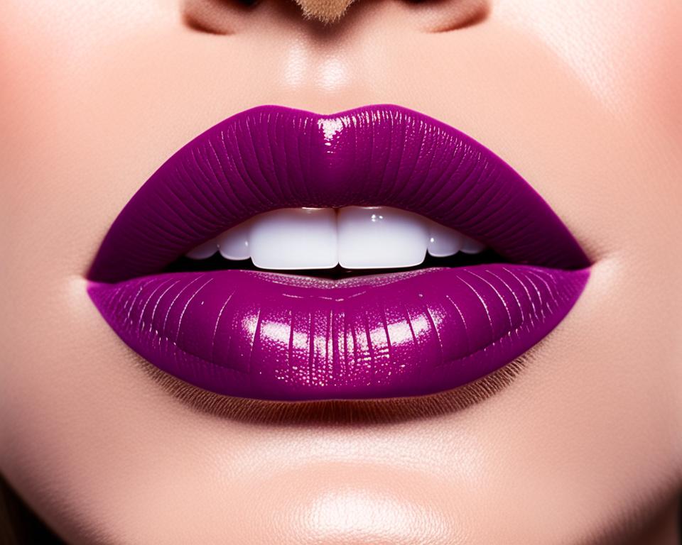 plum lipstick makeup